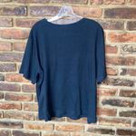 Blair  Black Short Sleeve Knit Top Women's Size XL Photo 2
