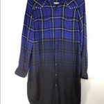 Rock & Republic Plaid Ombré Dress Shirt Medium Photo 1