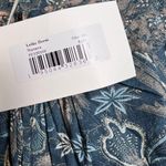 Ulla Johnson  Leiko Dress Blue Floral Print Cotton Long Sleeve Mini 00‎ Boho Photo 8