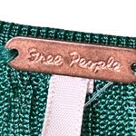 Free People Sweater Womens Small Green Ribbed V-Neck Long Sleeve Knit OB1361173 Photo 5