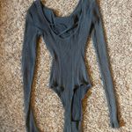 Aerie  Long Sleeve Bodysuit Ribbed Photo 1
