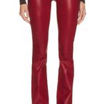 L'Agence NWT L’AGENCE Ruth High-Rise Straight Coated Jeans Dark Bordeaux Size 31 Photo 0