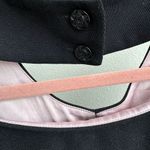 Anthropologie  Postmark Dress 00 Black Cut Collar Peter Pan Retro Pin Up Cochette Photo 7