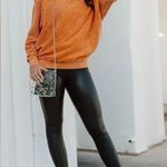 Soho  Street New York Company high waisted faux leather leggings size small Photo 0