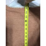 Dear John  Distressed Neck and Cuff Rust Orange V Neck Sweater Large Photo 4