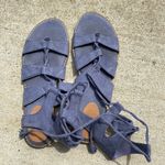 Old Navy  Blue Lace-Up Sandals Photo 4