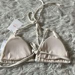 ANDIE  Swim The String bikini top textured fabric in coco size Large Photo 7