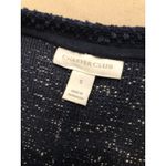 Charter Club Women’s Blue Knit Sweater Small 3/4 Sleeve with Ribbon Tie Detail Photo 4