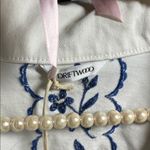 Driftwood Chloe Floral Embroidered Camp Shirt Photo 2