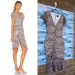 Majorelle  Elaine Midi Dress In Leopard Multi xs Photo 2