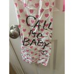 Victoria's Secret Rare VS PINK SWEET HEART PRINT “CALL ME BABY” SLEEP drawstrings PAJAMA PANTS Photo 5
