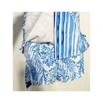 Lilly Pulitzer  Sammi Romper Dress Aqua Lounge Engineered Resort‎ White Blue 4 Photo 7
