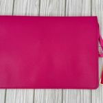 Juicy Couture envelope clutch pochette wristlet gold studs hot pink bag coquette Photo 3
