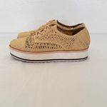 Chelsea and Violet  Pennytwo Raffia Platform Laceup Sneaker Sz 9 Street Casual Boho Photo 5