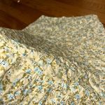 Mary Kate and Ashley Vintage Paisley Floral Skirt Size Yellow Blue Eyelet Y2k Photo 3