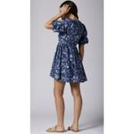 Joie NWT  Lucia Mini Cotton Dress in Navy Blazer Multi Blue Photo 1