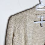 Diane Von Furstenberg  Fausta gold speckled sweater cardigan size S Photo 3