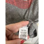 Lauren Moshi  Capri Crystal Biting Lip Gray Distressed T-Shirt Size Small Grunge Photo 7