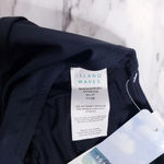 Island Waves Swim Tankini Moorea Adjustable Keyhole Halter Top Black Size 8 Photo 8