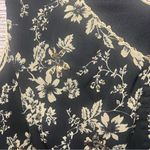 Motherhood Maternity Blouse Womens Size Small Tank Top Tie Back Beaded Floral Photo 2