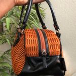 Alan Stuart Texas Longhorns Y2K Style Shoulder Mini Hand Bag Purse Black Orange Mesh Measurement in pics Photo 1