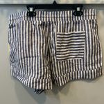 Universal Threads Universal Thread Women's blue stripe Linen Blend Shorts Size M Drawstring NWT Photo 1