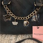Juicy Couture NWT  Liquorice Black “I’m Not Your Babe” Satchel Bag with Charms Photo 2