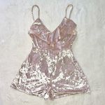Urban Outfitters  Velvet Ruffle Romper size Adult Small Photo 2
