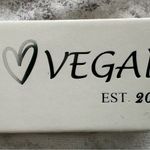 NWT Vegan Black quilted gold logo two zipper wristlet wallet, size 7”x4”, fall Photo 3