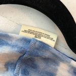 Bobbie & Brooks Bobbie Brooks Plus Size Tie-Dye Asymmetrical Tunic Dress Tie Sleeves Blue White Photo 3