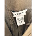 Athleta Tan Jogger Pants Zip Ankle 12 Tall Photo 3
