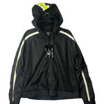 True Religion  Jacket Womens XL Black Mesh Color Block Zip Up‎ Jacket NEW Photo 0