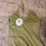 Princess Polly  Cindy Mini Halter Dress Sage green woman's size 6 Photo 3