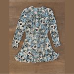 Veronica Beard  riggins floral button down mini ruffle dress Photo 6