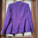 Sag Harbor  Suit Vintage Deep Purple Size 8 Blazer Jacket With Rope Collar Photo 1