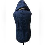 Market & Spruce  Hooded Vest Style Jacket Navy Color Adj Waist  New W/Tags Sz Sm Photo 2
