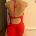 Wild Fable Women's Removable Rosette Extra High Leg Extra Cheeky One Piec... Photo 5