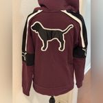 PINK - Victoria's Secret PINK by Victoria’s Secret Purple Hoodie with Black Dog Logo Photo 2