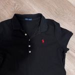 Ralph Lauren  T-shirt Dress Black Red Large Classic Polo Photo 1