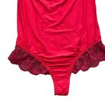 We Are HAH  Top Heavy Bodysuit Rouge Red Size Small NWT Photo 2