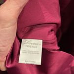 Lovers + Friends Revolve cranberry satin halter cocktail dress Photo 4