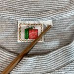 Roma Short Sleeve Tee Shirt Embroidered Stripes crew Neck size Large Gray Photo 3