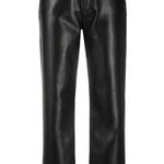 AGOLDE  Conscious black high-waisted leather trousers size 31 Photo 2
