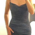 Laundry by Shelli Segal  velvet black sparkle dress Photo 2