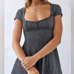 Urban Outfitters UO Jessie Shimmer Short Sleeve Romper Photo 0