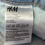H&M NEW Divided Blue Medium Wash Mid Rise Frayed Raw Hem Denim Jeans Shorts 8 Photo 4
