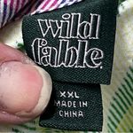 Wild Fable  Pastel Multicolor Striped Button Up Shirt Size XXL Y2K Light Academia Photo 4