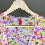 JOSIE NATORI CHIFFON PINK FLORAL lace TIE WRAP KIMONO ROBE belt missing OS/large Size undefined Photo 4