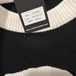 Karl Lagerfeld  Black and White Crewneck Sweater with Iconic Graphic size L  Photo 5