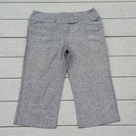 Larry Levine  Cropped Linen Trouser Fit Capris  | Linen Capri Pants Photo 0